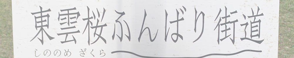 東雲桜ふんばり街道